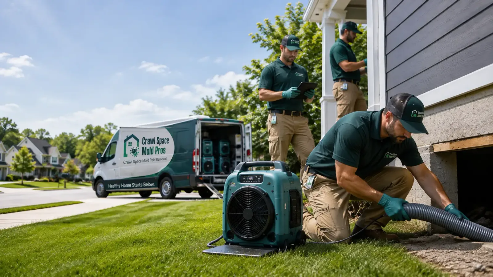 Crawl Space Mold Removal in Lupton, MI